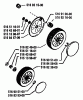 Husqvarna Royal 53 SE - Walk-Behind Mower (1990-06 to 1992-04) Ersatzteile Wheel Assembly