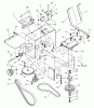 Husqvarna W 4814A (968999104) - Wide-Area Walk-Behind Mower (2000-02 to 2001-01) Ersatzteile Transmission & Shifter Group