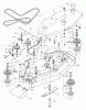 Husqvarna W 4815A (968999110) - Wide-Area Walk-Behind Mower (2001-02 & After) Ersatzteile Front Deck