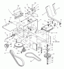 Husqvarna W 3213A (968999107) - Wide-Area Walk-Behind Mower (2001-02 & After) Ersatzteile Transmission And Shifter Group