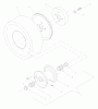 Husqvarna WG 3213P (968999114) - Wide-Area Walk-Behind Mower (2005-08 to 2008-05) Ersatzteile Traction Wheel Assembly