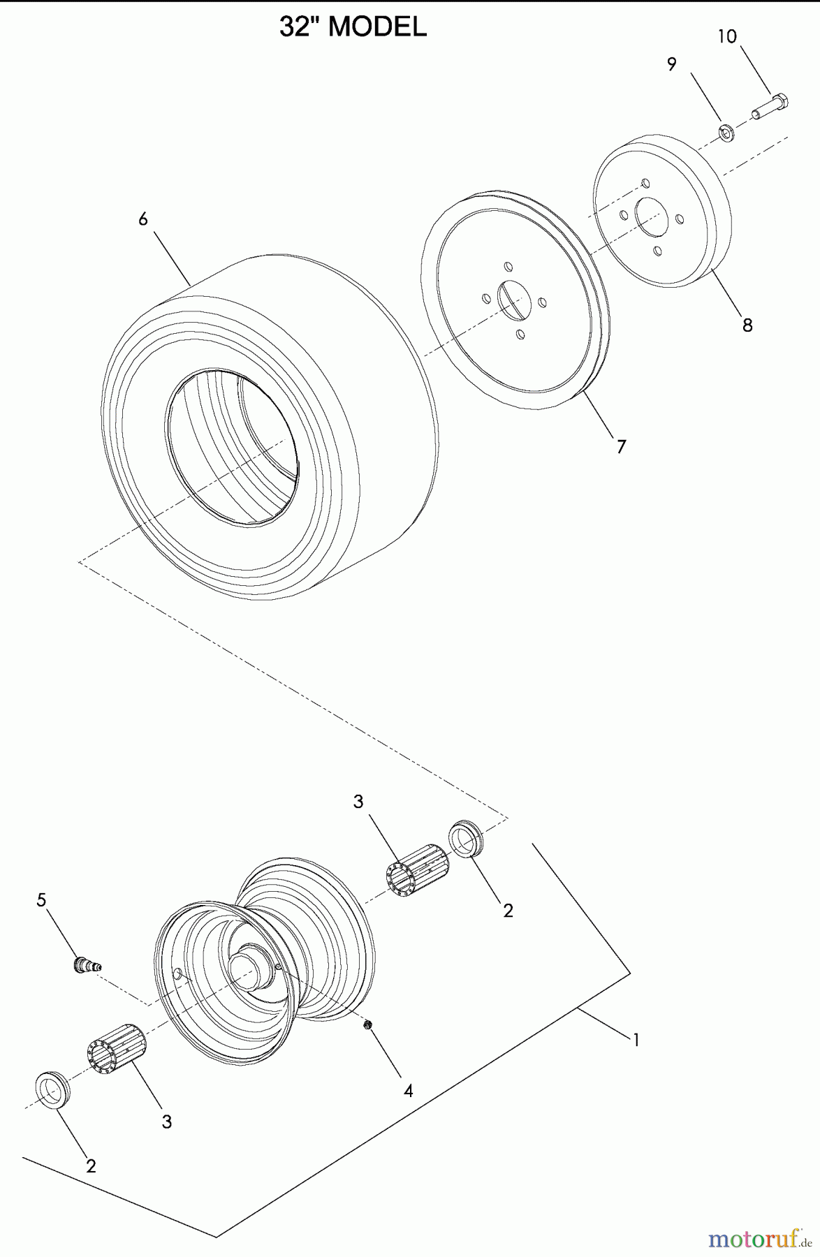  Husqvarna Rasenmäher für Großflächen WG 4815P (968999278) - Husqvarna Wide-Area Walk-Behind Mower (2008-06 & After) Wheels And Tires #2