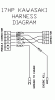 Husqvarna WH 3614A (968999105) - Wide-Area Walk-Behind Mower (2000-06 to 2001-01) Ersatzteile 17 HP Kawasaki Harness Diagram