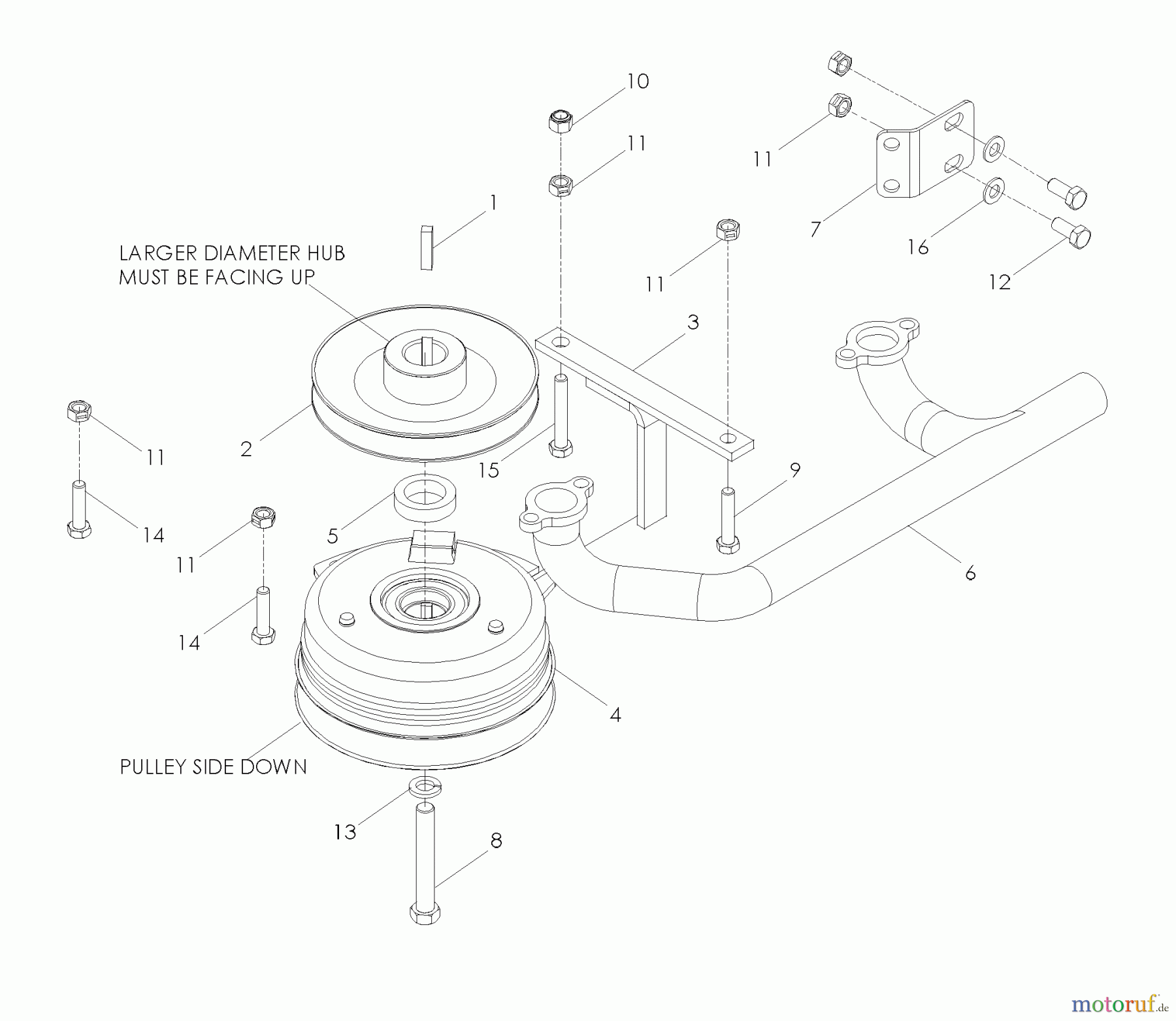  Husqvarna Rasenmäher für Großflächen WH 5221EFQ (968999599) - Husqvarna Wide-Area Walk-Behind Mower (2006-12 to 2008-07) Engine 21 HP