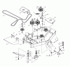 Husqvarna WHF 4215ETS (968999127) - Wide-Area Walk-Behind Mower (2001-12 to 2002-01) Ersatzteile 42" Front Deck Assembly