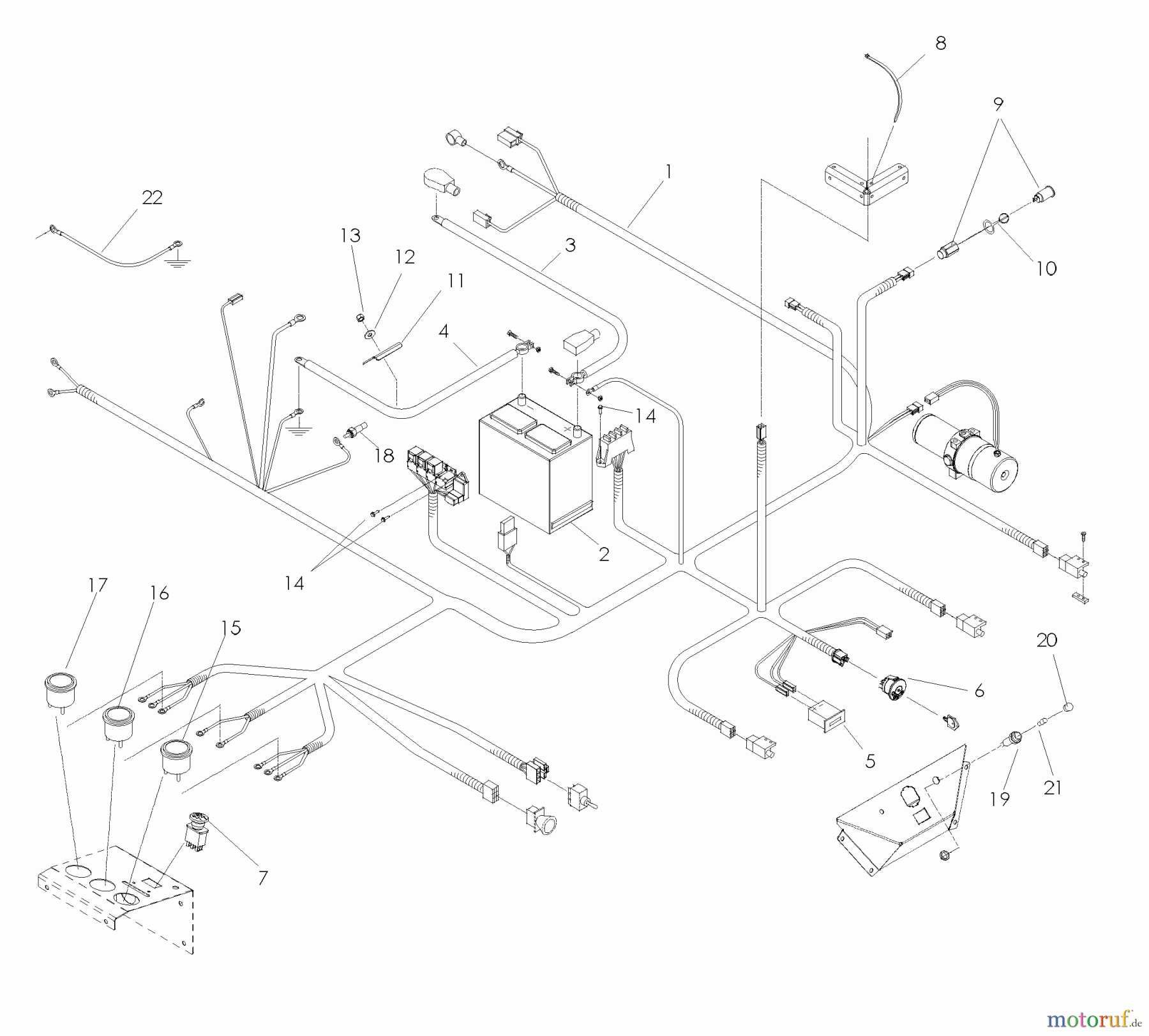 Husqvarna Nullwendekreismäher, Zero-Turn BZ 6127 DBF (968999369) - Husqvarna Zero-Turn Mower (2005-08 & After) Ignition System