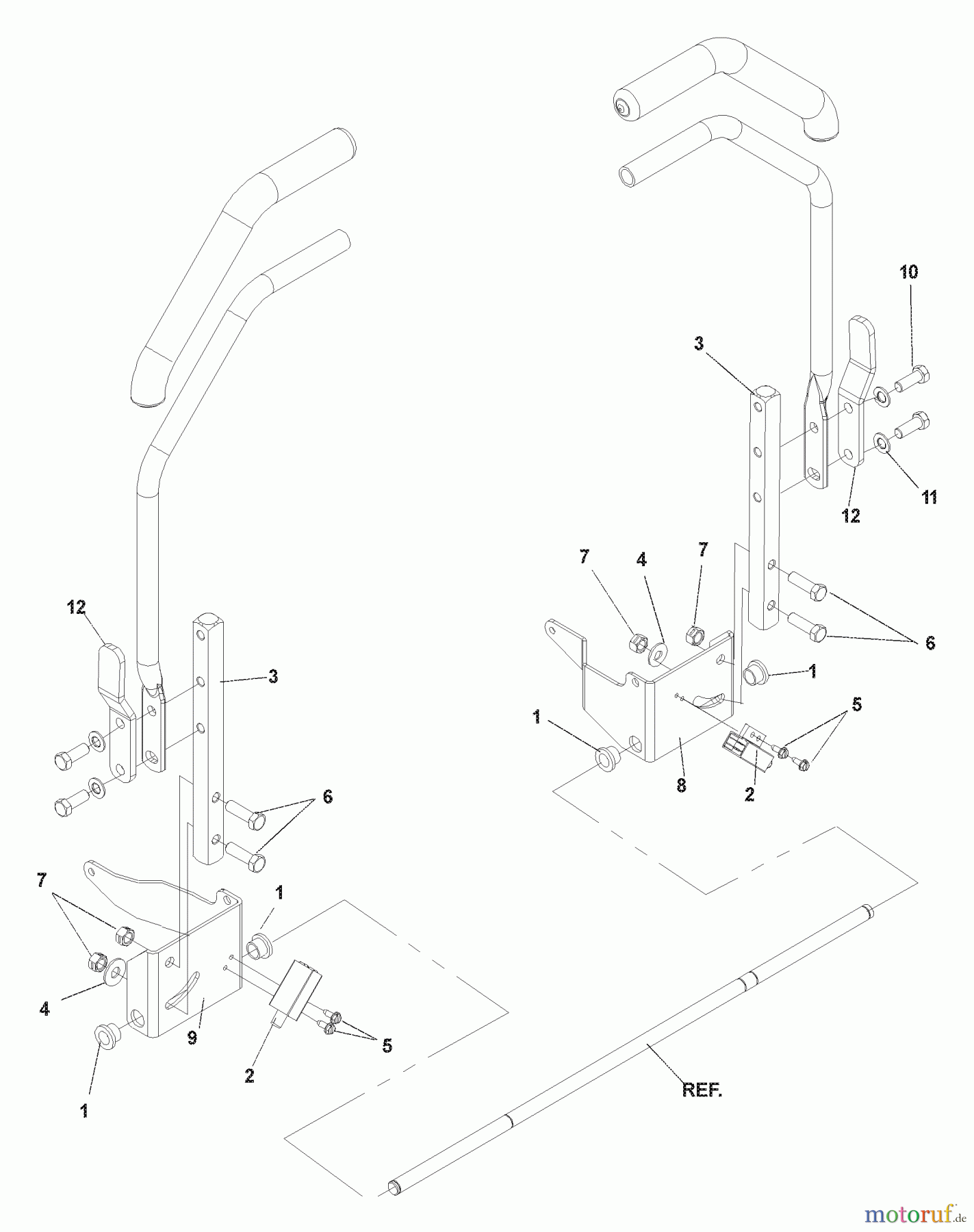  Husqvarna Nullwendekreismäher, Zero-Turn CZ 4818 (968999276) - Husqvarna Zero-Turn Mower (2004-09 & After) Motion Control Levers