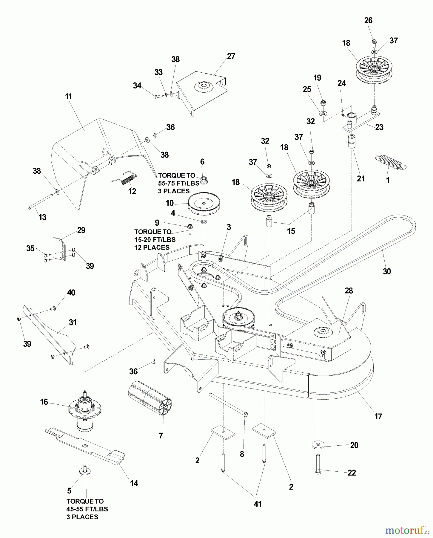 Husqvarna Nullwendekreismäher, Zero-Turn EZ 4217 KAA (968999291) - Husqvarna Zero-Turn Mower (2006-06 & After) Deck 42