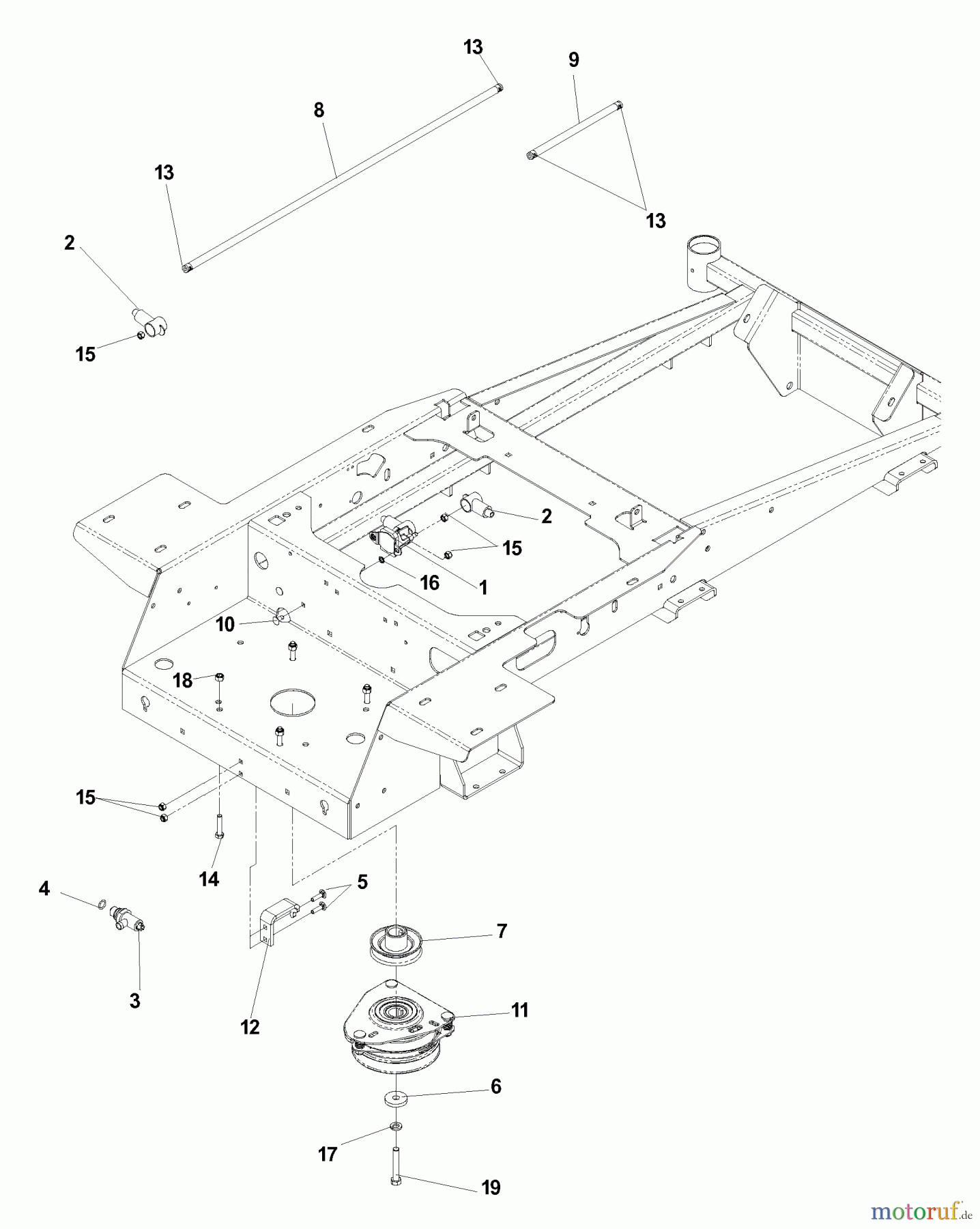 Husqvarna Nullwendekreismäher, Zero-Turn EZ 4217 KAA (968999291) - Husqvarna Zero-Turn Mower (2006-06 & After) Kawasaki Engine Assembly