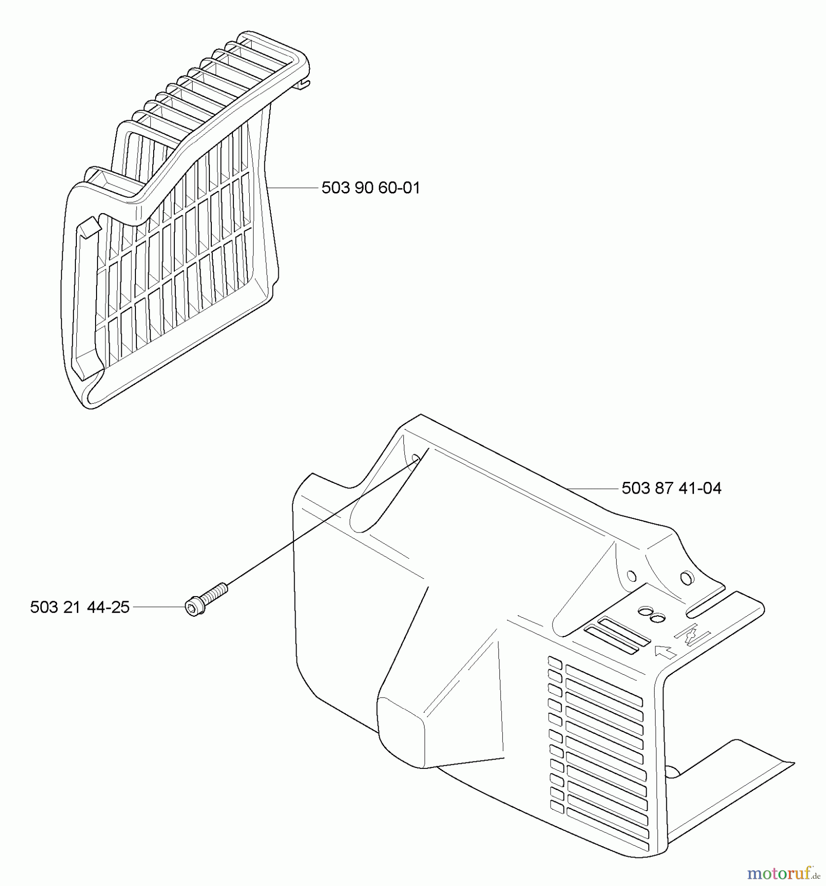 Husqvarna Bläser / Sauger / Häcksler / Mulchgeräte 225 BX - Husqvarna Handheld Blower Vacuum (2006-09 & After) Covers