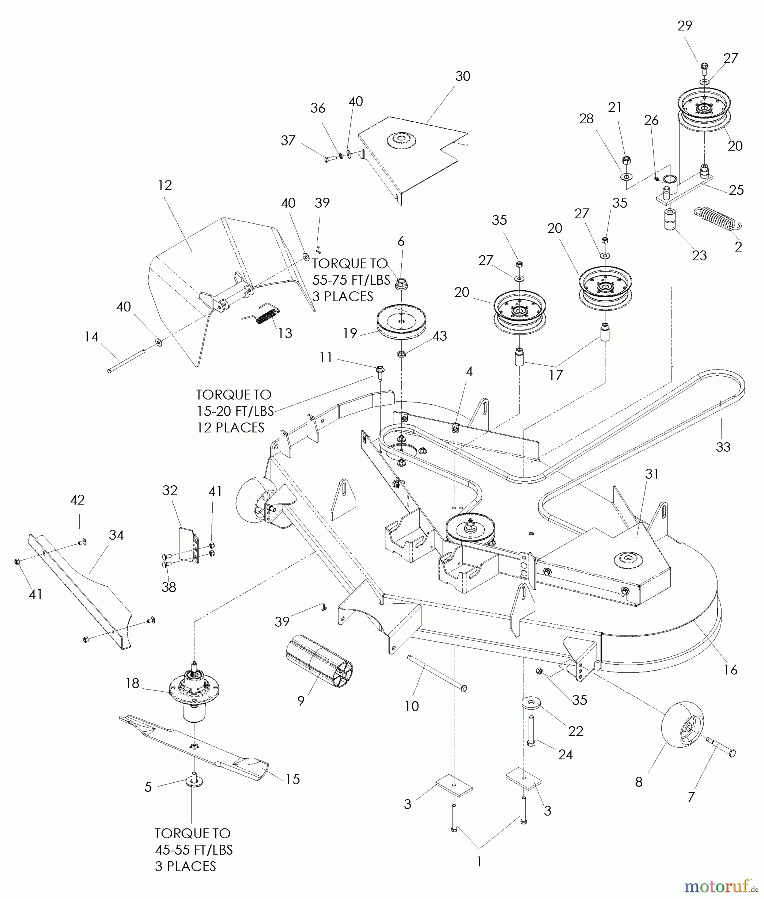 Husqvarna Nullwendekreismäher, Zero-Turn EZ 4624 (968999657) - Husqvarna Zero-Turn Mower (2008-08 & After) 52 Inch Cutting Deck
