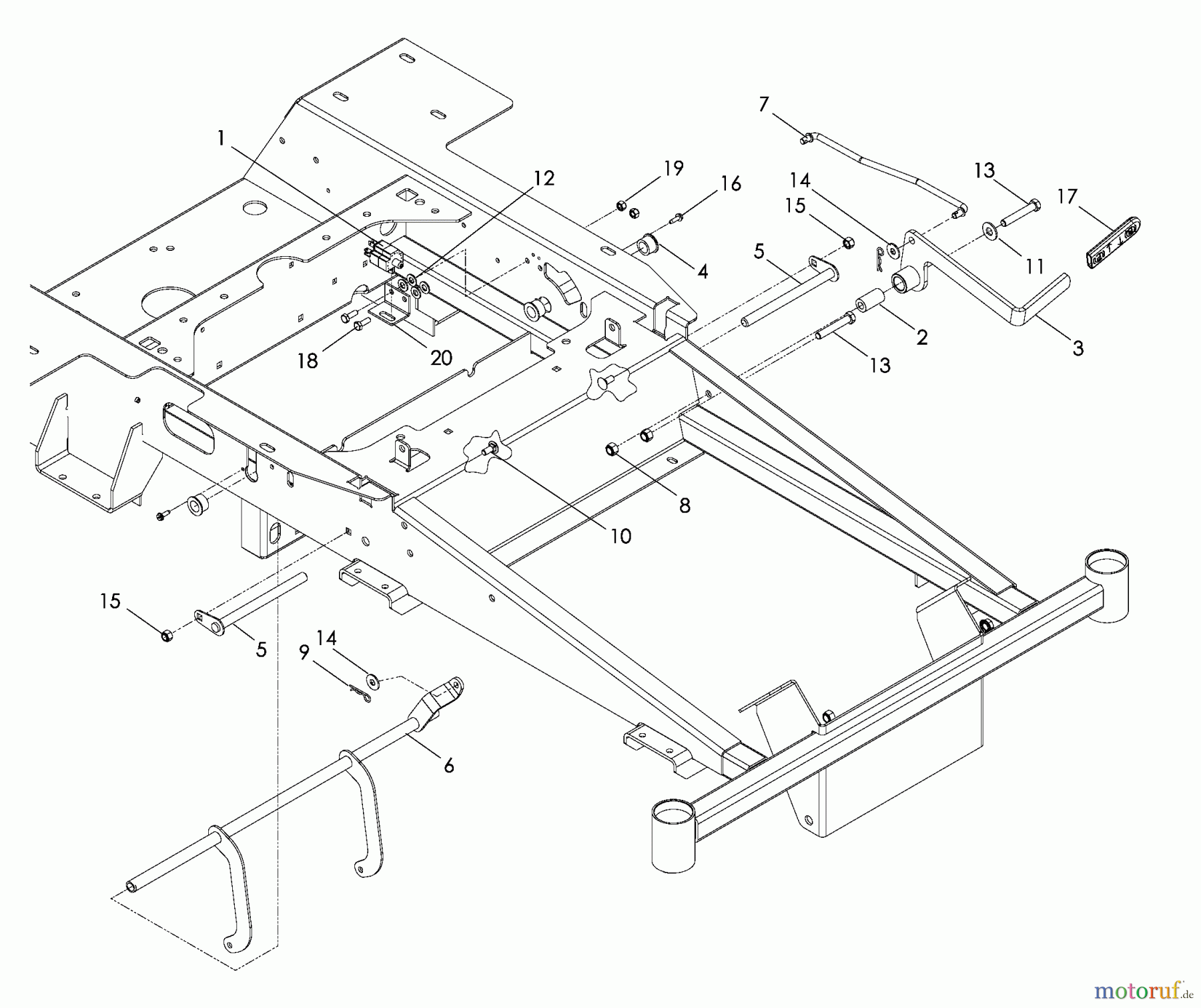 Husqvarna Nullwendekreismäher, Zero-Turn EZ 4220 BF (968999693) - Husqvarna Zero-Turn Mower (2008-08 & After) Parking Brake