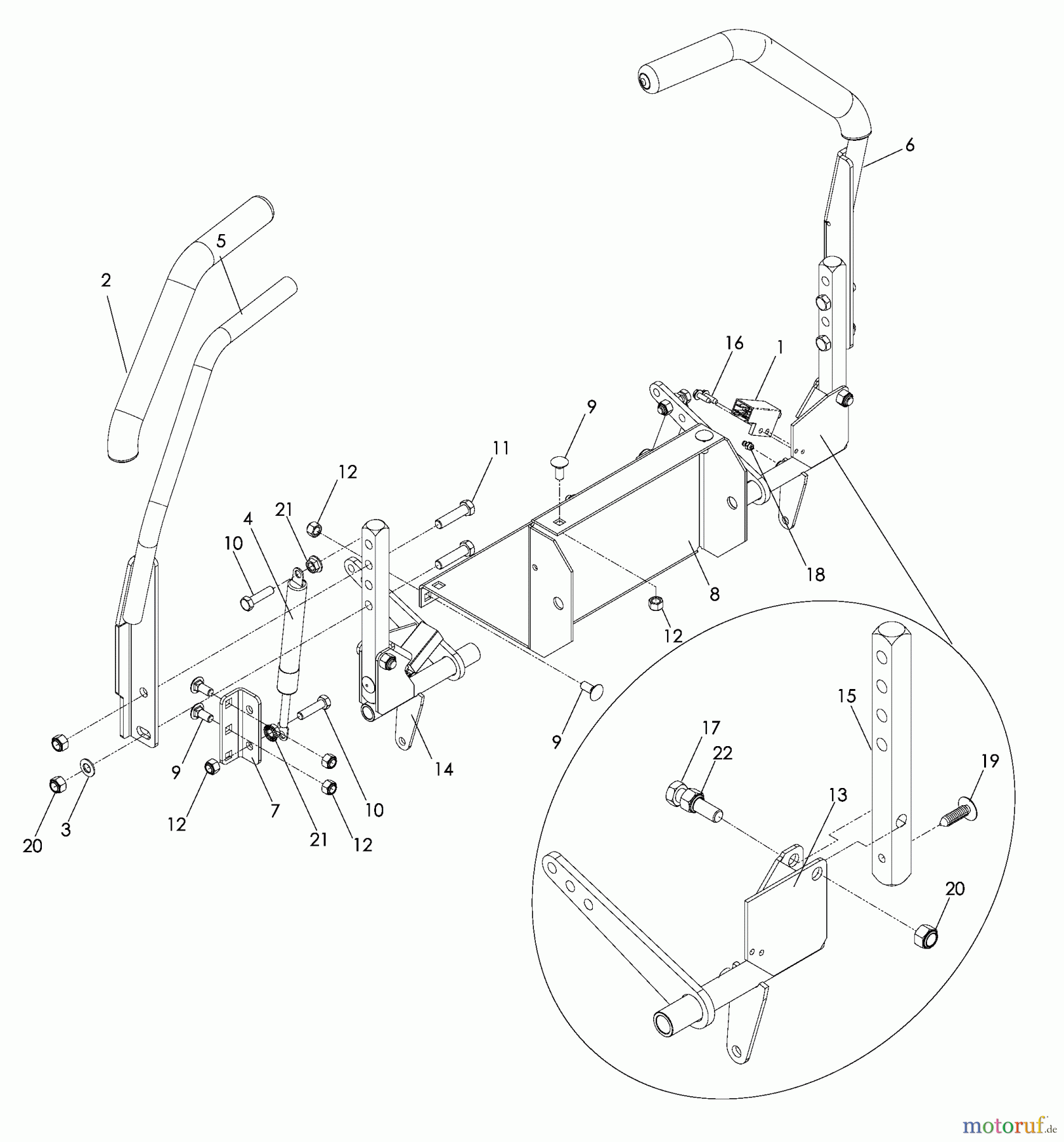  Husqvarna Nullwendekreismäher, Zero-Turn EZ 4220 BF (968999693) - Husqvarna Zero-Turn Mower (2008-08 & After) Steering