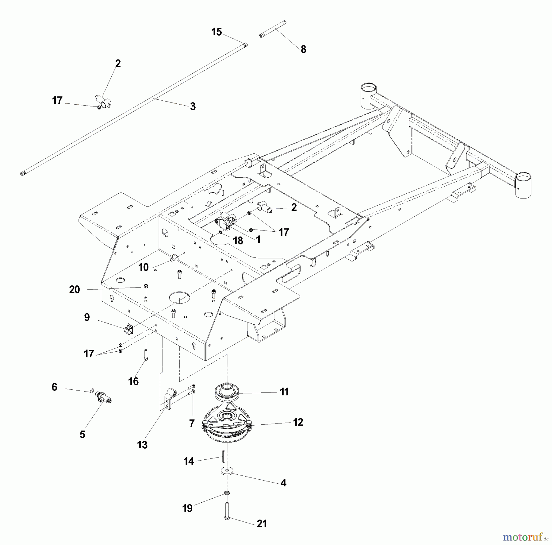 Husqvarna Nullwendekreismäher, Zero-Turn EZ 6124 (968999505) - Husqvarna KOA Zero-Turn Mower (2006-06 & After) Kohler Engine Assembly