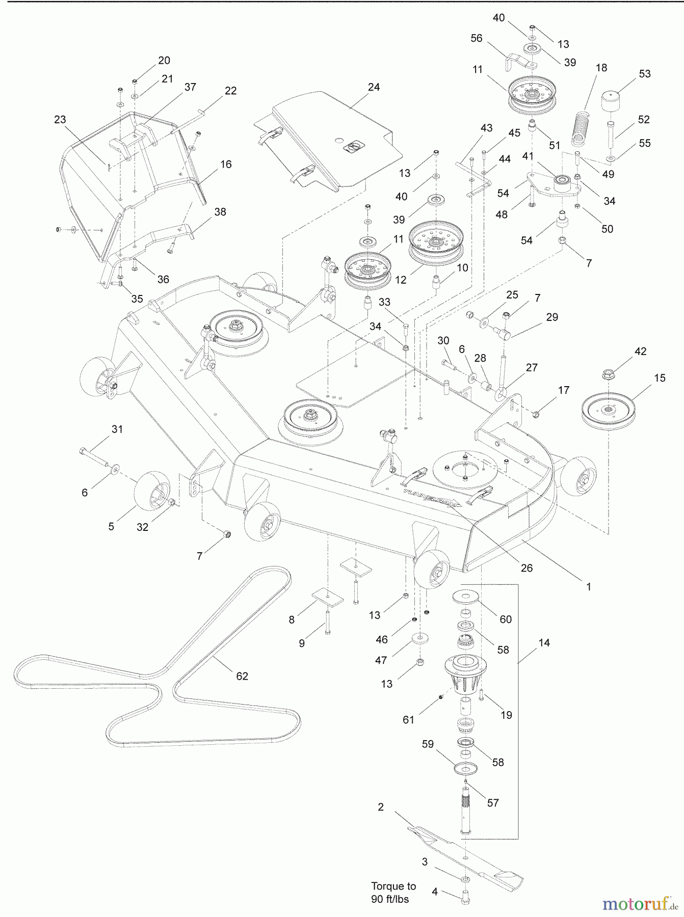  Husqvarna Nullwendekreismäher, Zero-Turn iZ 4217 (968999703) - Husqvarna Zero-Turn Mower (2008-12 & After) 61