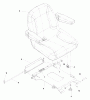 Husqvarna iZ 4217 TSKAA (968999254) - Zero-Turn Mower (2006-08 to 2007-03) Ersatzteile Seat Assembly