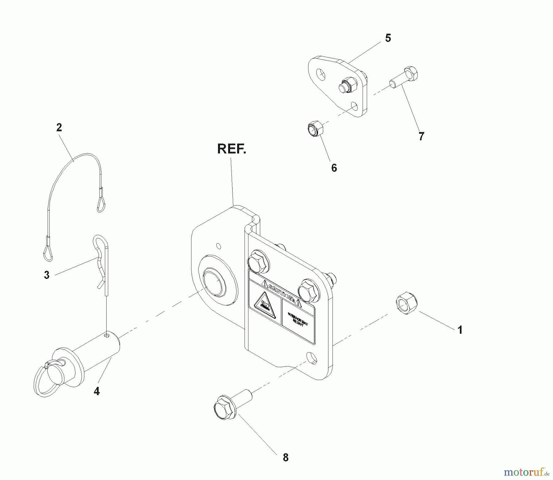 Husqvarna Nullwendekreismäher, Zero-Turn iZ 4217 TSKAA (968999254) - Husqvarna Zero-Turn Mower (2007-04 & After) Accessories DFS - 539 113706 Drive Kits For iZ Models Hardware Kit