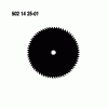 Husqvarna Clearing Saw Accessories (1990-01 & After) Ersatzteile Saw Blade 225 mm - 9 In.