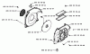 Husqvarna 40 B - Backpack Blower (1991-12 & After) Ersatzteile Fan Housing