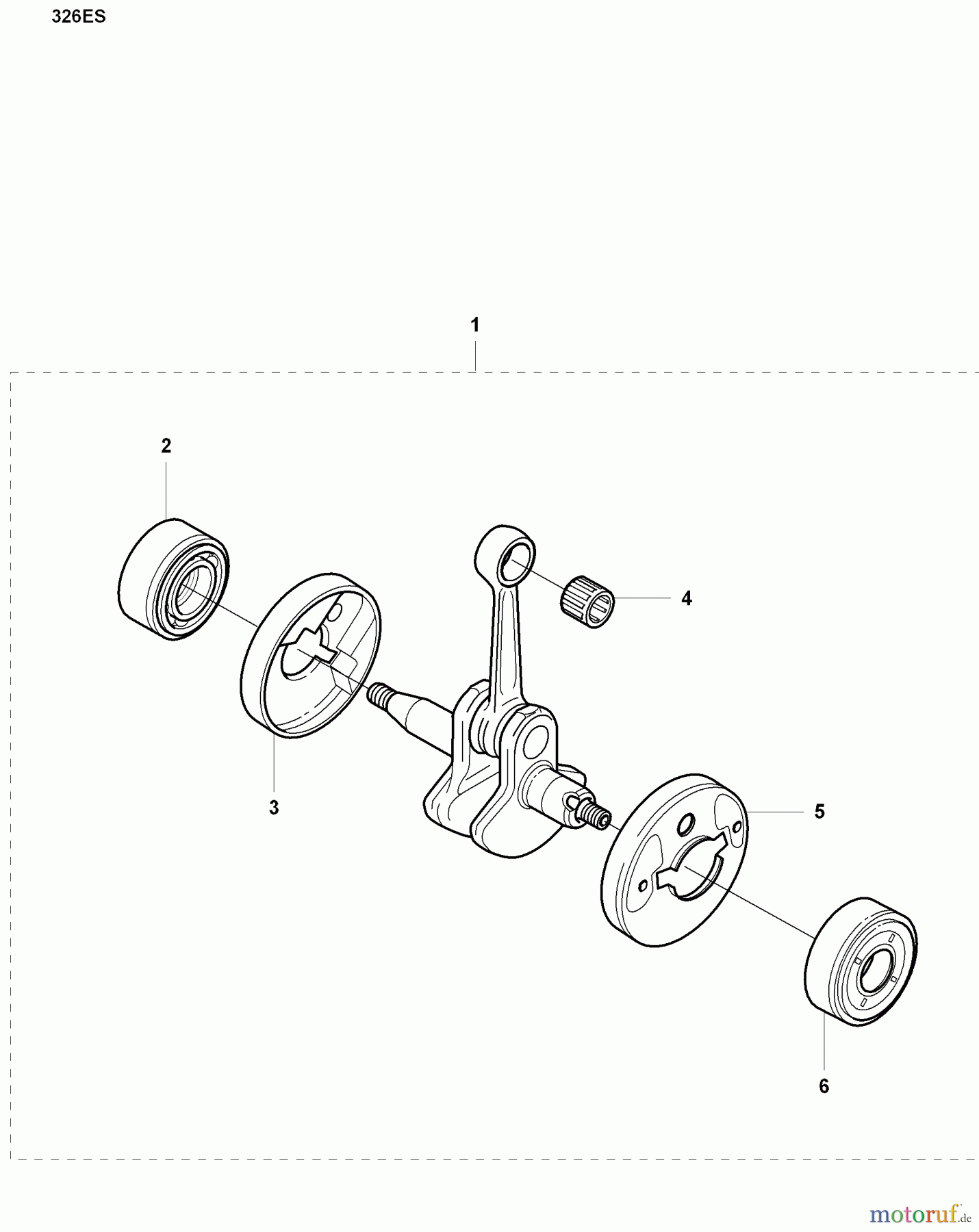 Husqvarna Kantenschneider 326 ES - Husqvarna Handheld Edger (2008-04 & After) Crankshaft