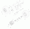 Husqvarna BE 550 - Bed Edger (2008-07 & After) Ersatzteile Rear Wheel
