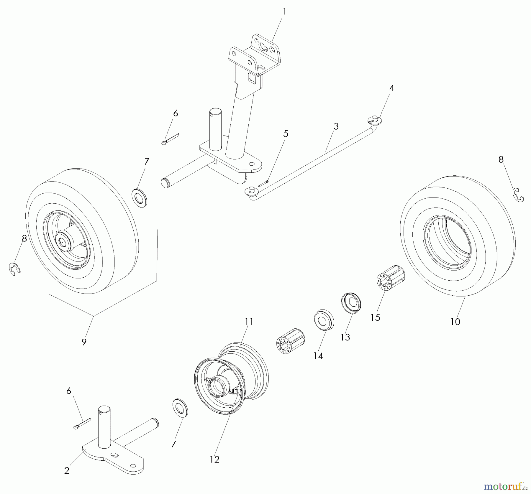 Husqvarna Kantenschneider BE 550 - Husqvarna Bed Edger (2008-07 & After) Steering