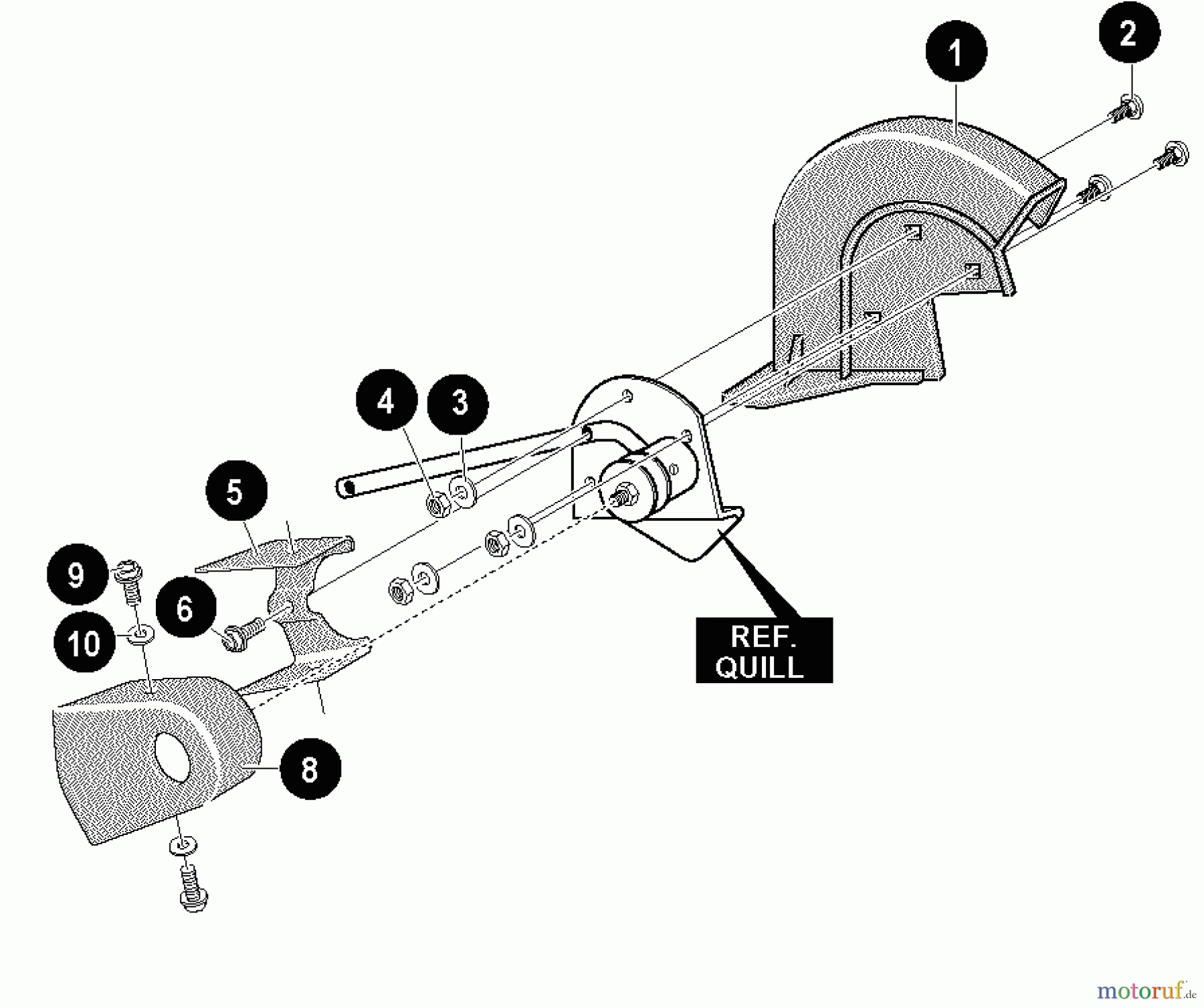 Husqvarna Kantenschneider LE 359 - Husqvarna Walk-Behind Edger (1996-11 to 1998-01) Blade Guard