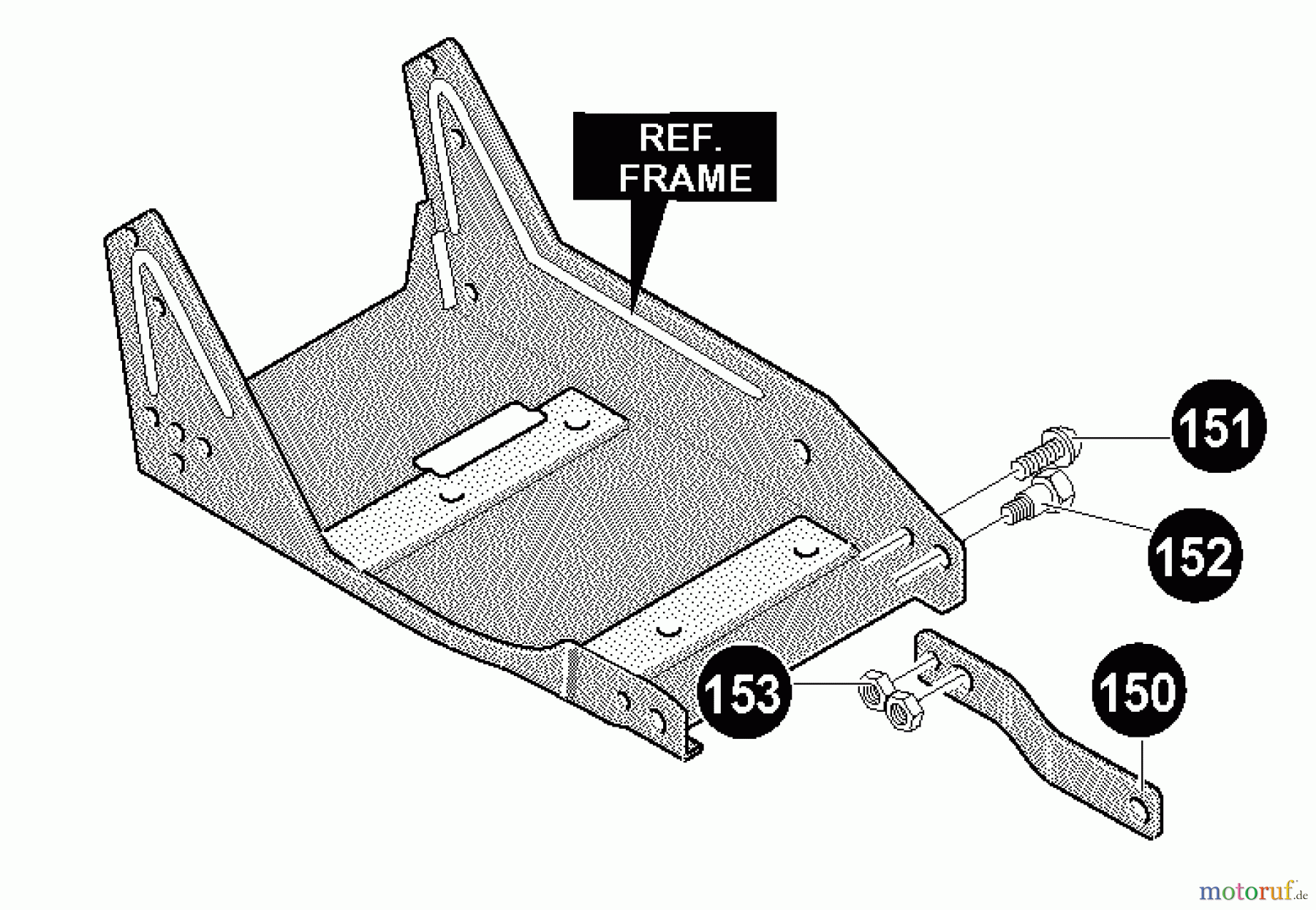 Husqvarna Kantenschneider LE 359 - Husqvarna Walk-Behind Edger (1996-11 to 1998-01) Front Wheel Bracket