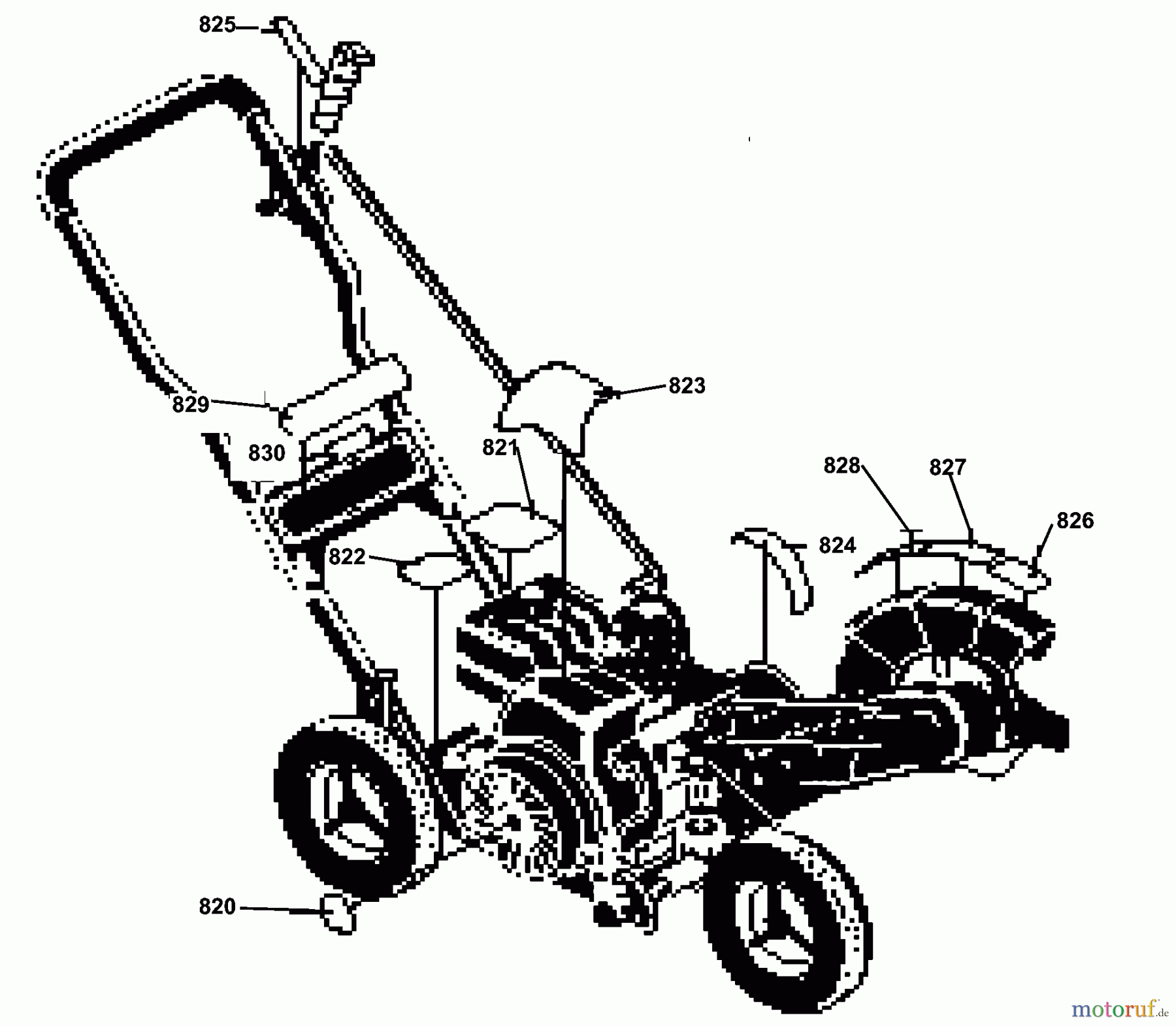 Husqvarna Kantenschneider LE 359 - Husqvarna Walk-Behind Edger (1998-02 & After) Decals