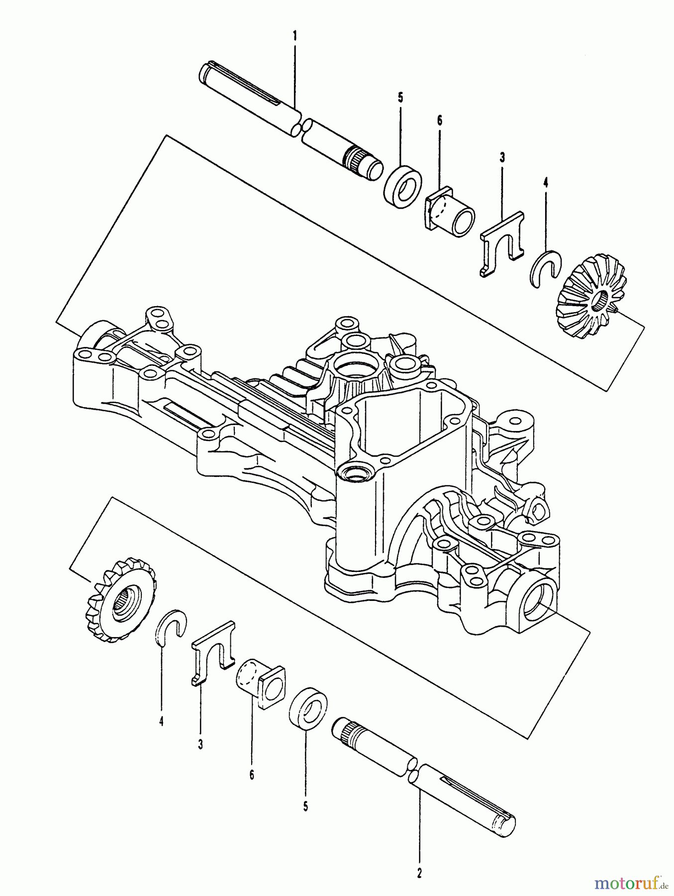 Husqvarna Motoren K 55J - Tuff Torq Transmission Axle Shaft Assy.