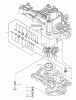 Husqvarna K 55J - Tuff Torq Transmission Ersatzteile Center Case Assy.