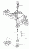 Husqvarna K 55J - Tuff Torq Transmission Ersatzteile Pump Shaft Assy.