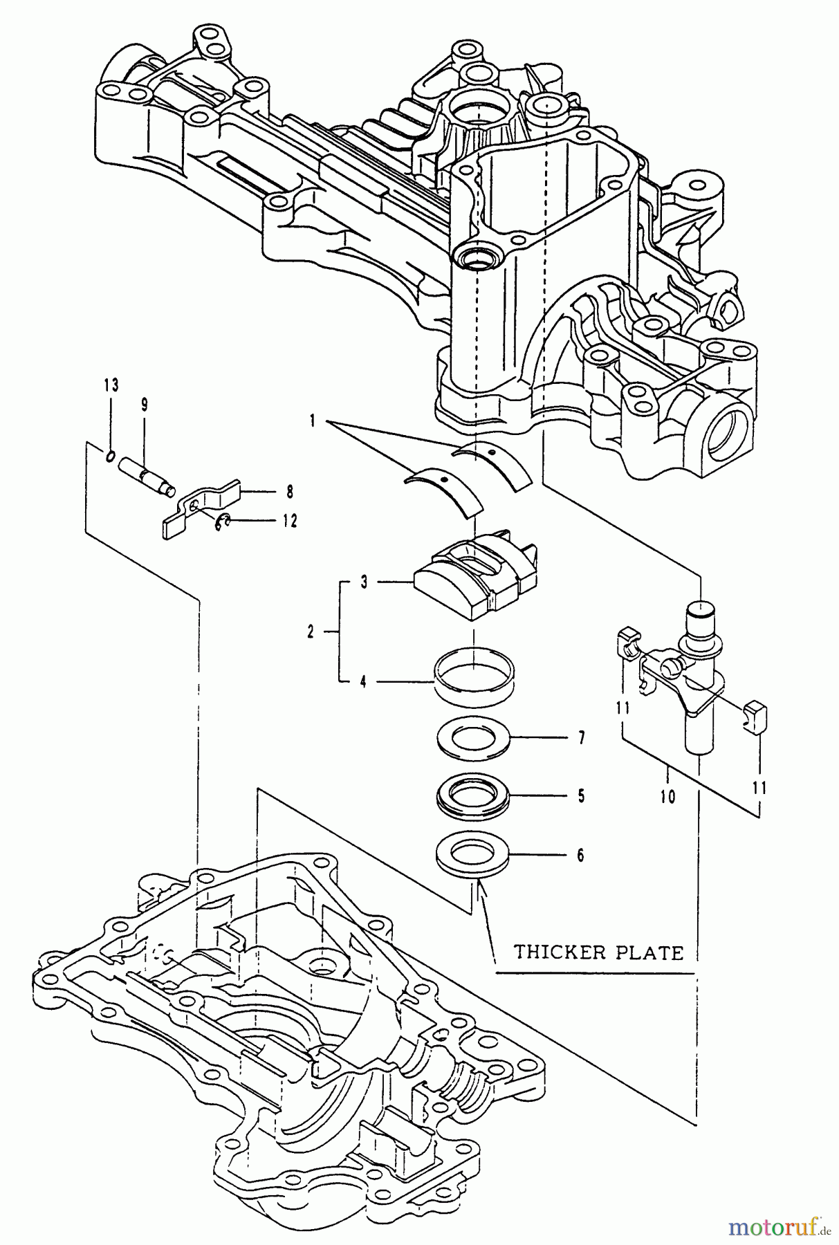 Husqvarna Motoren K 55J - Tuff Torq Transmission Range Shift Assy.