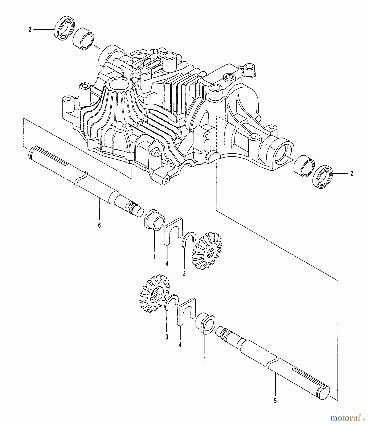 Husqvarna Motoren K 61 - Tuff Torq Transmission Axle Shaft Assy