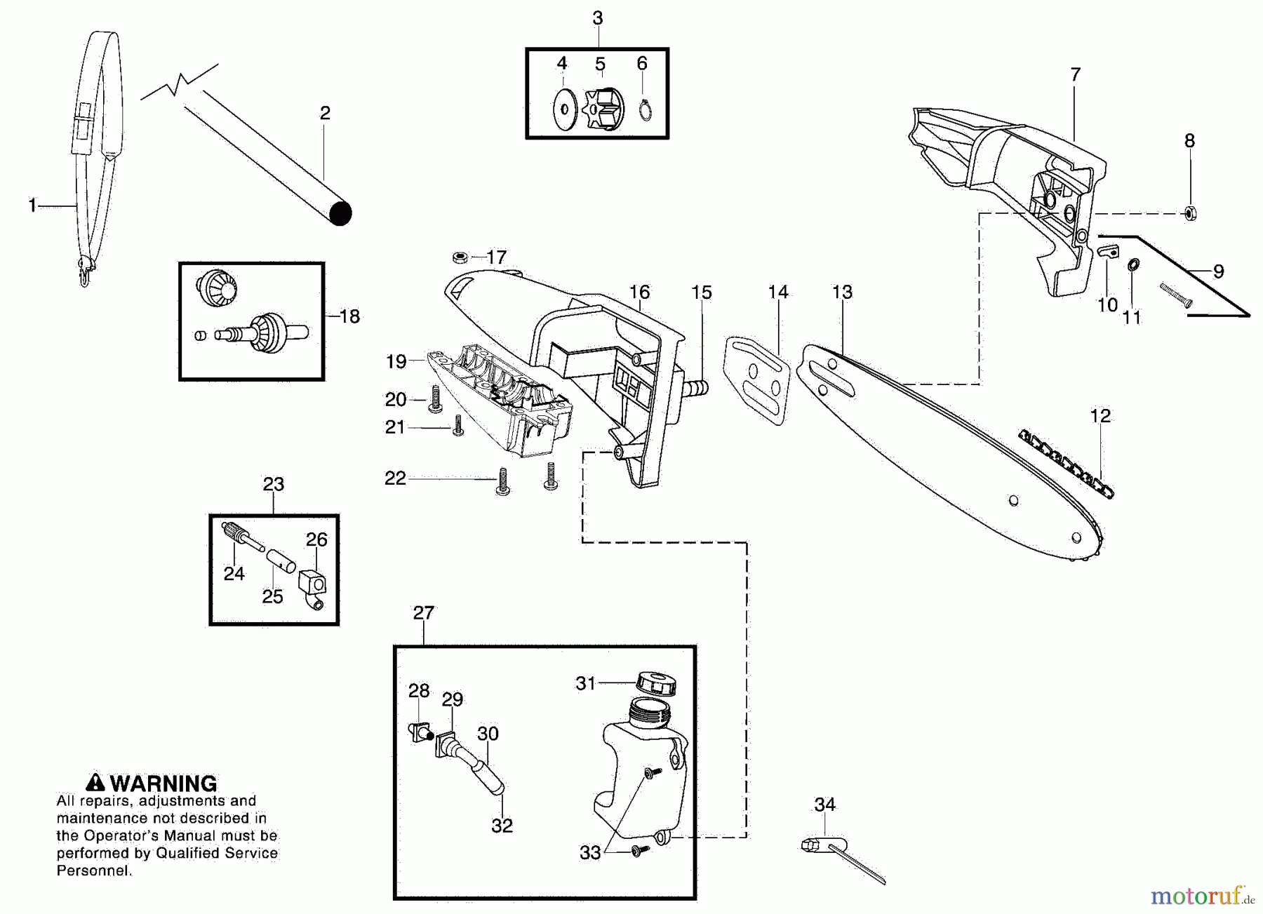 Husqvarna Zubehör Husqvarna Pole Pruner Attachment for LDX (2009-08 & After) Attachments