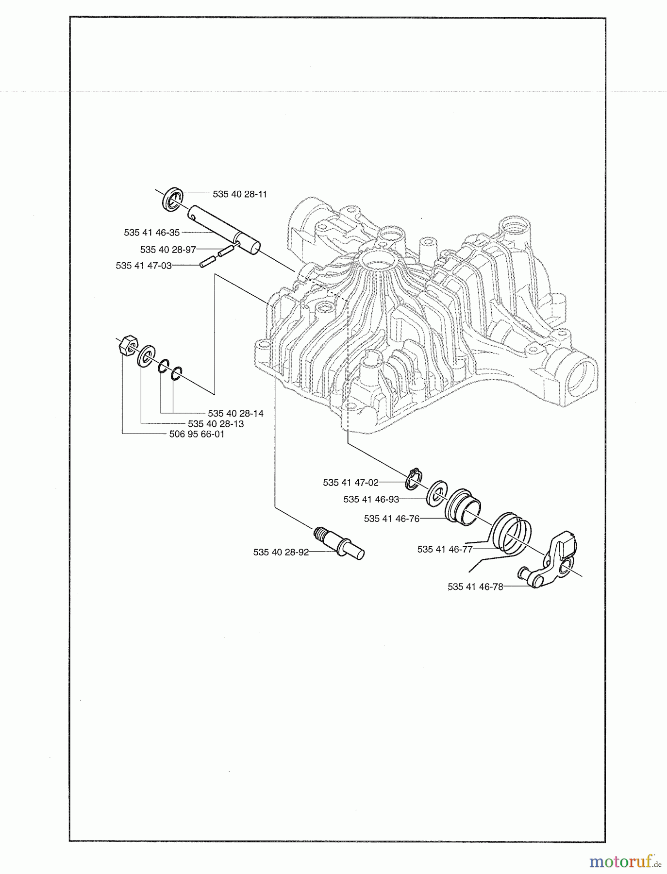 Husqvarna Motoren K 66M - Tuff Torq Transmission (2004-01 & After) Model K66M-H