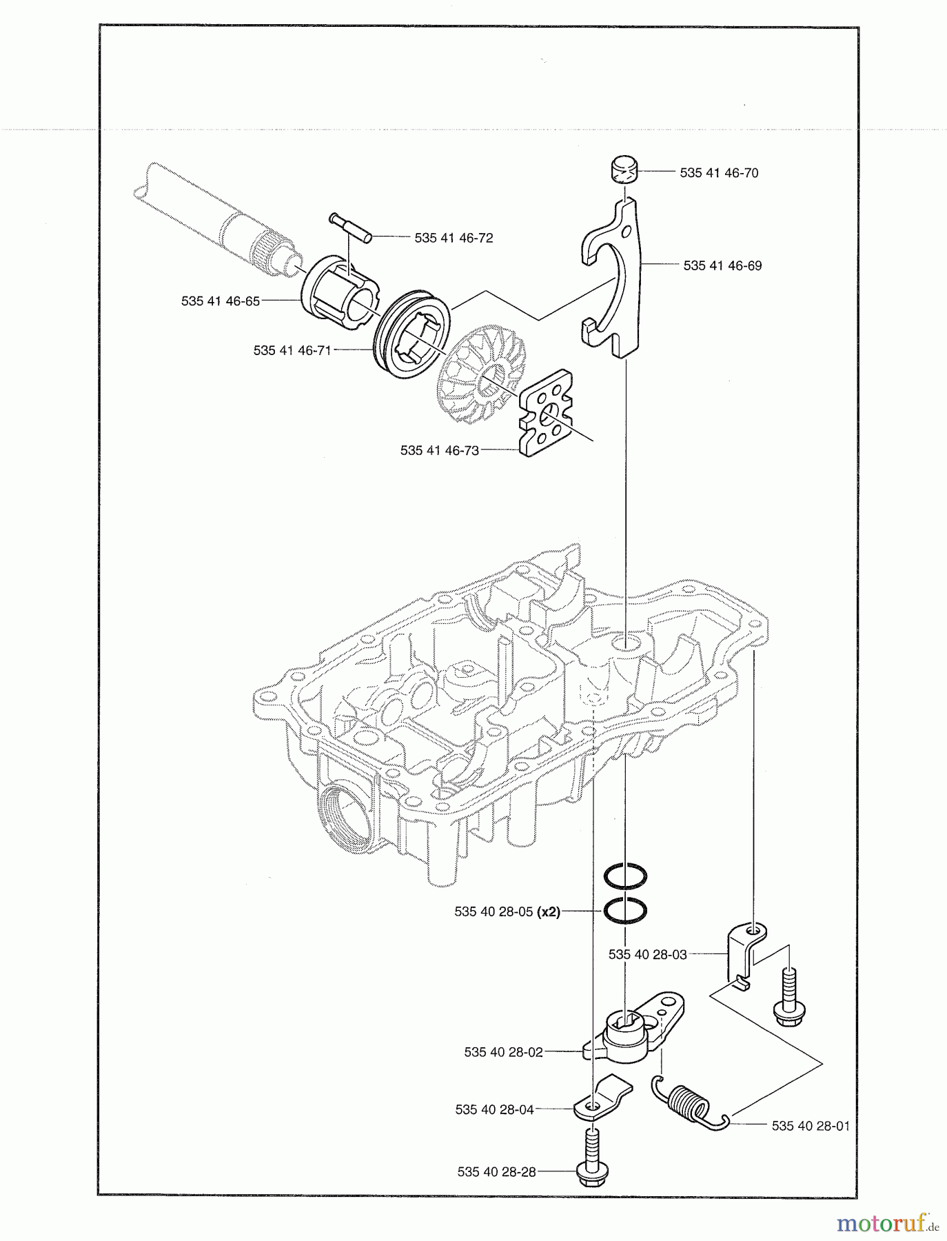  Husqvarna Motoren K 66M - Tuff Torq Transmission (2004-01 & After) Model K66M-P