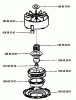 Husqvarna Trimmer Heads (1994-06 & After) Ersatzteile 300S Assembly