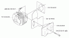 Husqvarna 123 HD 60 - Hedge Trimmer (2007-02 to 2010-01) Ersatzteile Muffler (Standard)