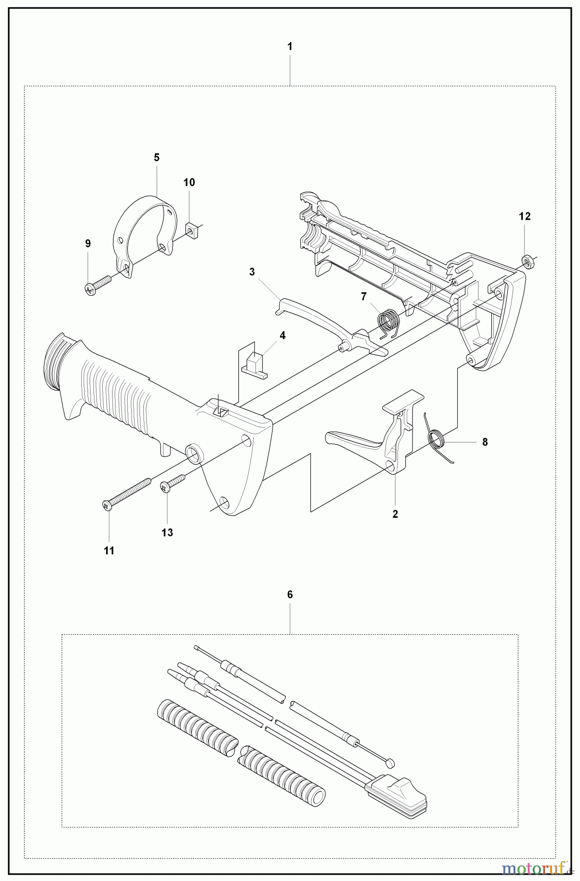 Husqvarna Heckenscheren 226 HS 99 S - Husqvarna Hedge Trimmer (2008-02 & After) Throttle and Switch