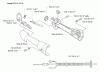 Husqvarna 324 HDA 55X - Hedge Trimmer (2005-09 & After) Ersatzteile Throttle Control