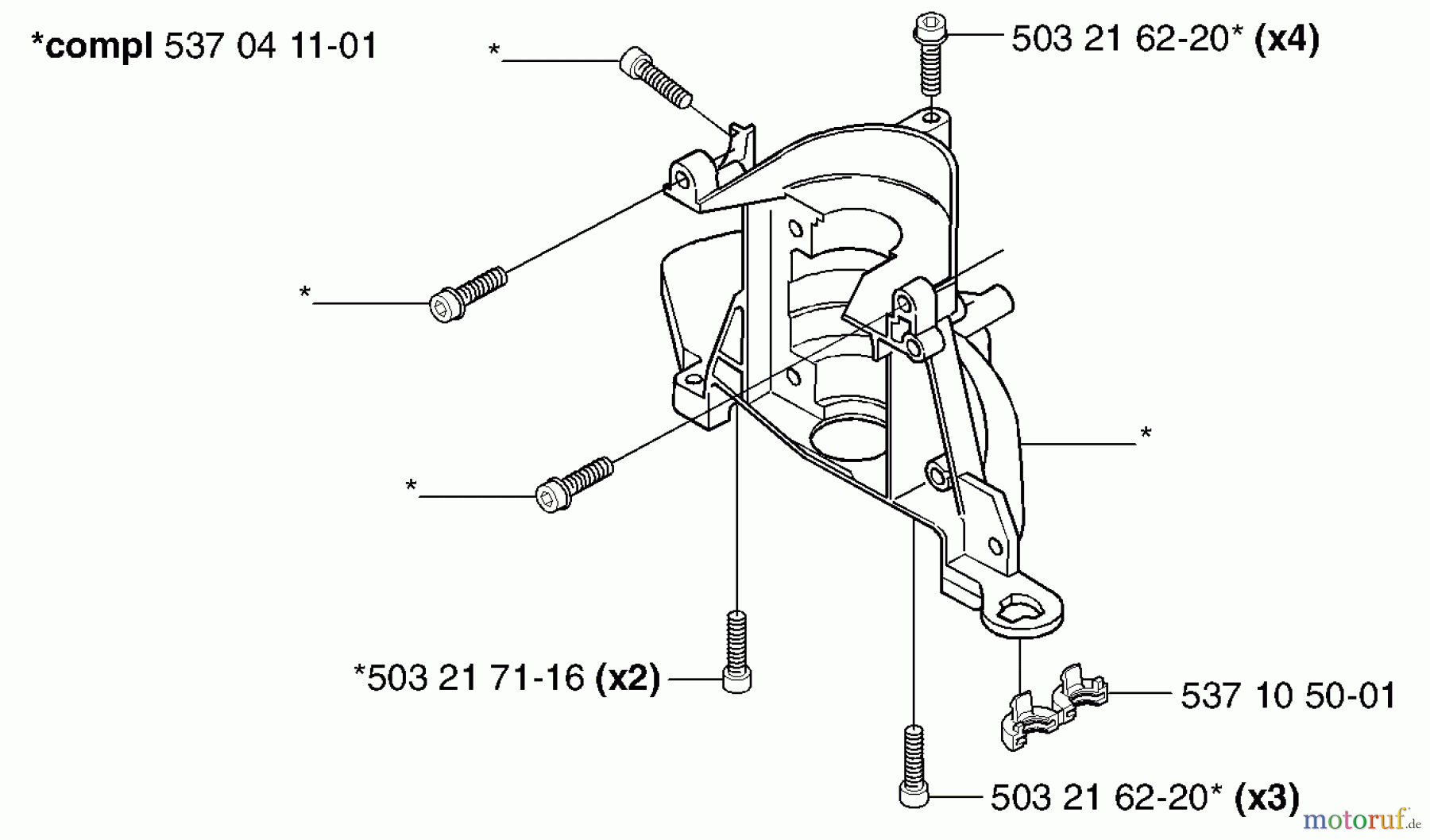 Husqvarna Heckenscheren 323 HD 60 - Husqvarna Hedge Trimmer (2002-06 to 2009-01) Crankcase