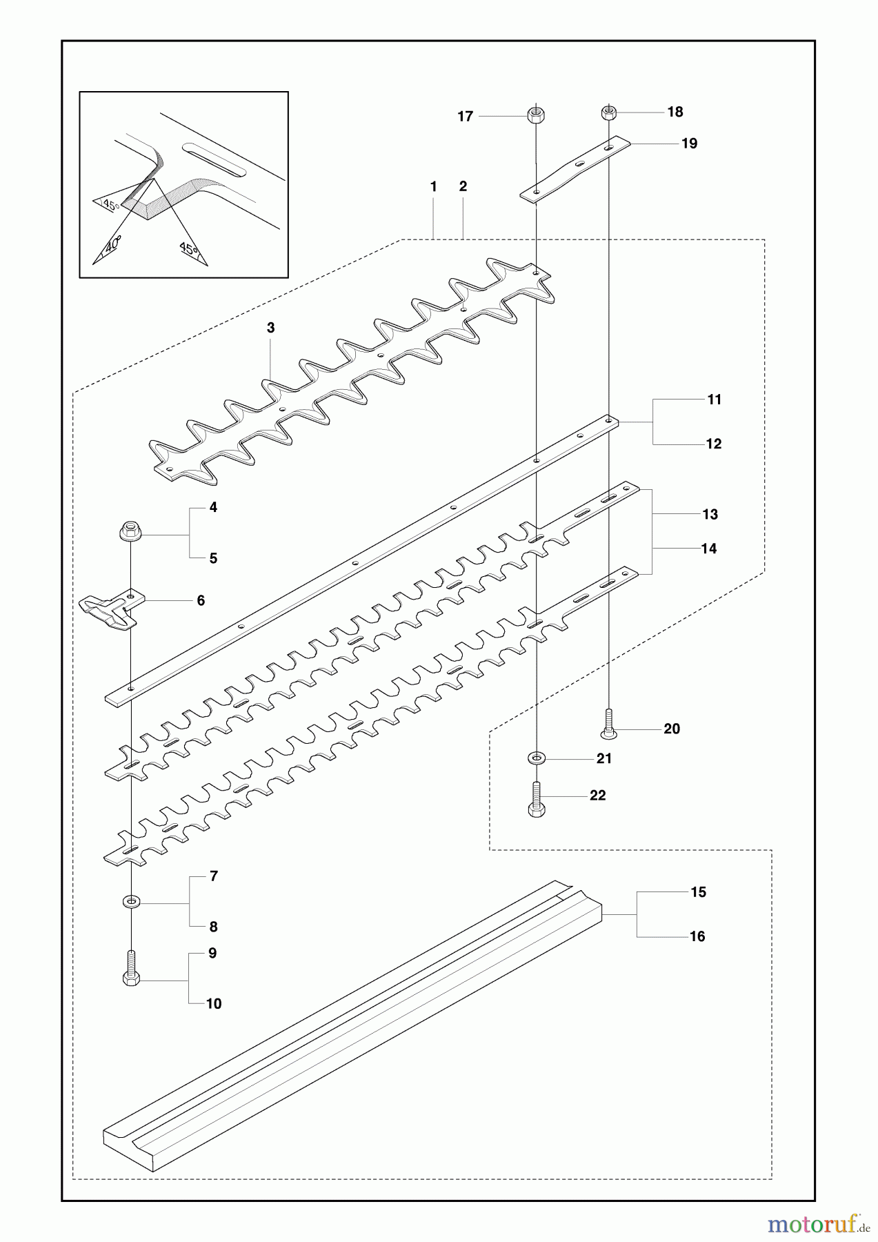 Husqvarna Heckenscheren 325 HD 60X - Husqvarna Hedge Trimmer (2009-02 & After) Gear Housing