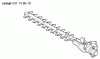 Husqvarna 325 HDA 55X - Hedge Trimmer (2005-09 to 2005-09) Ersatzteile Cutting Assy.