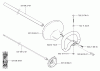 Husqvarna 325 HE 3 - Hedge Trimmer (2001-05 & After) Ersatzteile Handle/Shaft