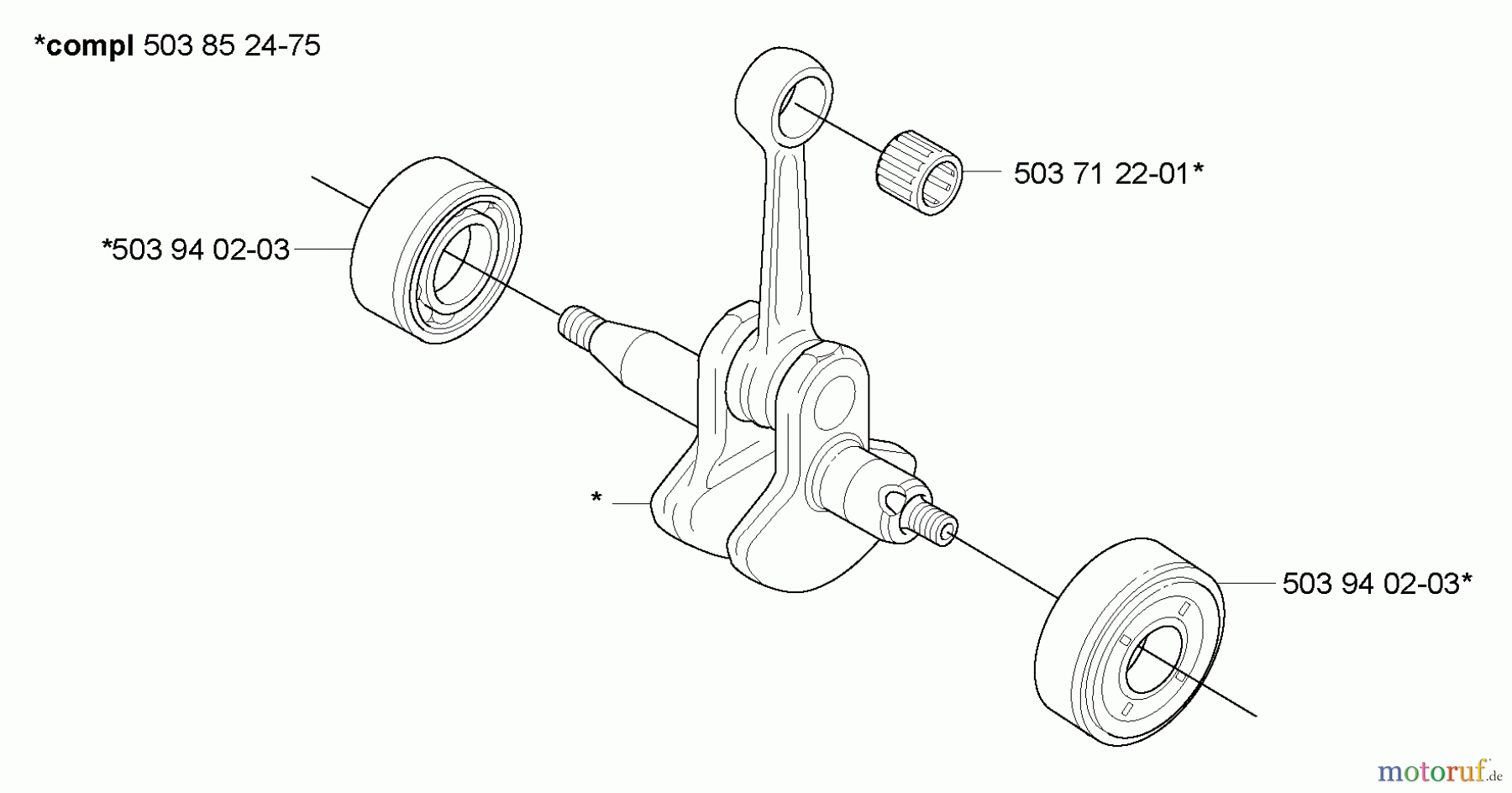 Husqvarna Heckenscheren 325 HE 3X - Husqvarna Hedge Trimmer (2007-01 & After) Crankshaft