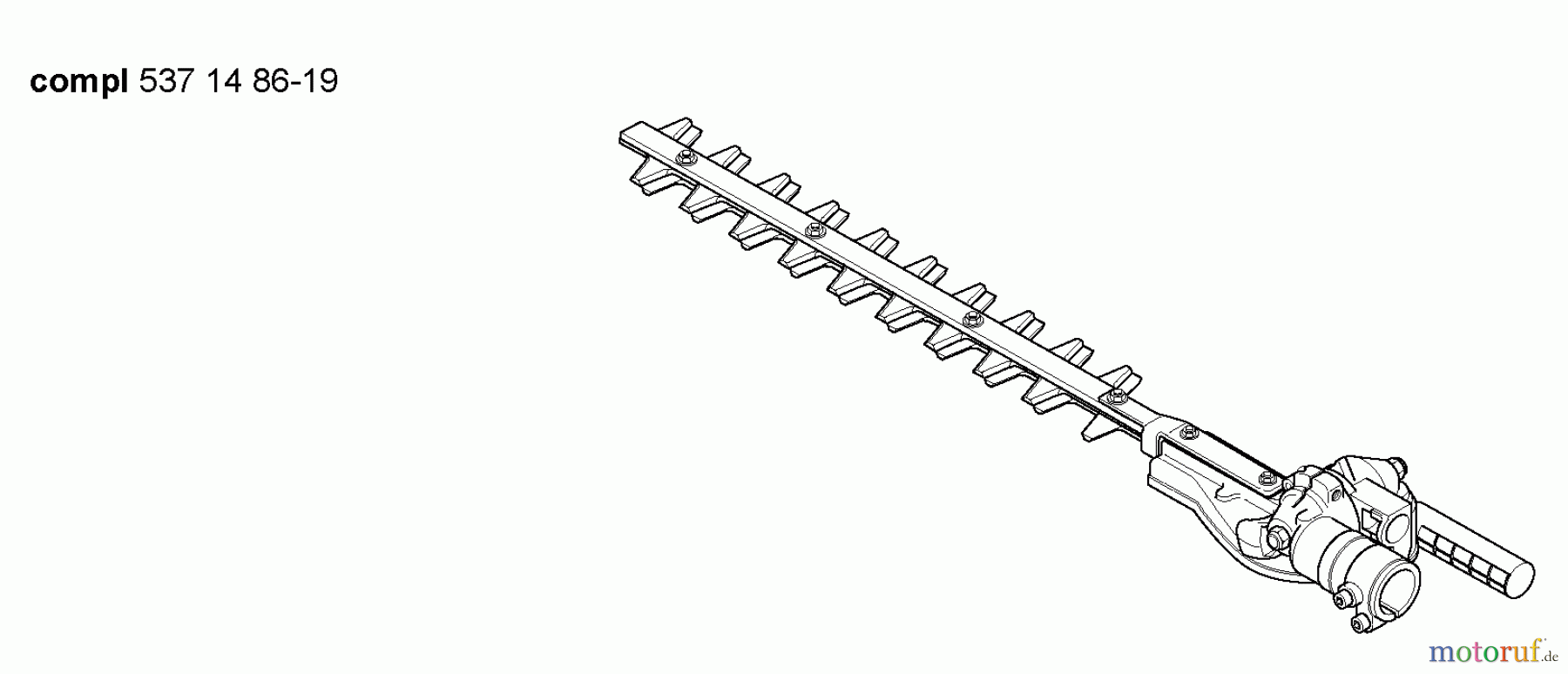 Husqvarna Heckenscheren 325 HE 4X - Husqvarna Hedge Trimmer (2007-01 & After) Cutting Assy.