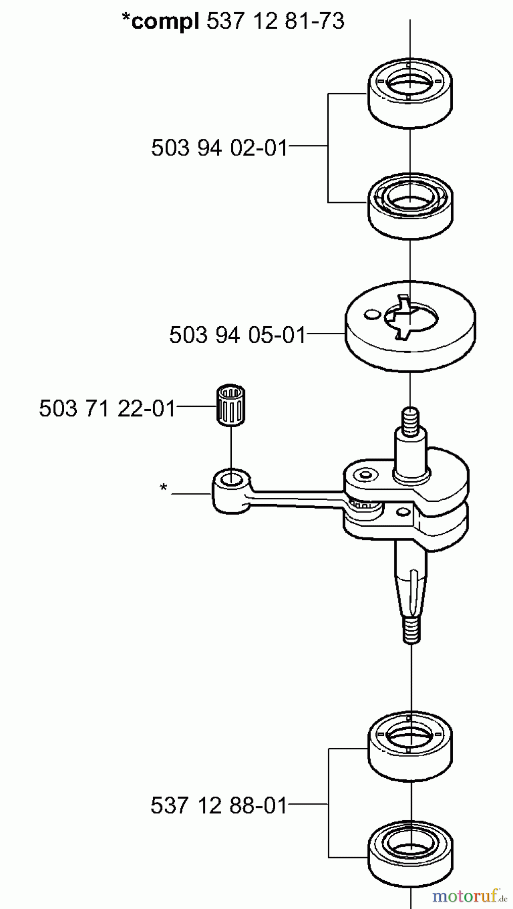 Husqvarna Heckenscheren 325 HS 99 - Husqvarna Hedge Trimmer (2000-10 & After) Crankshaft