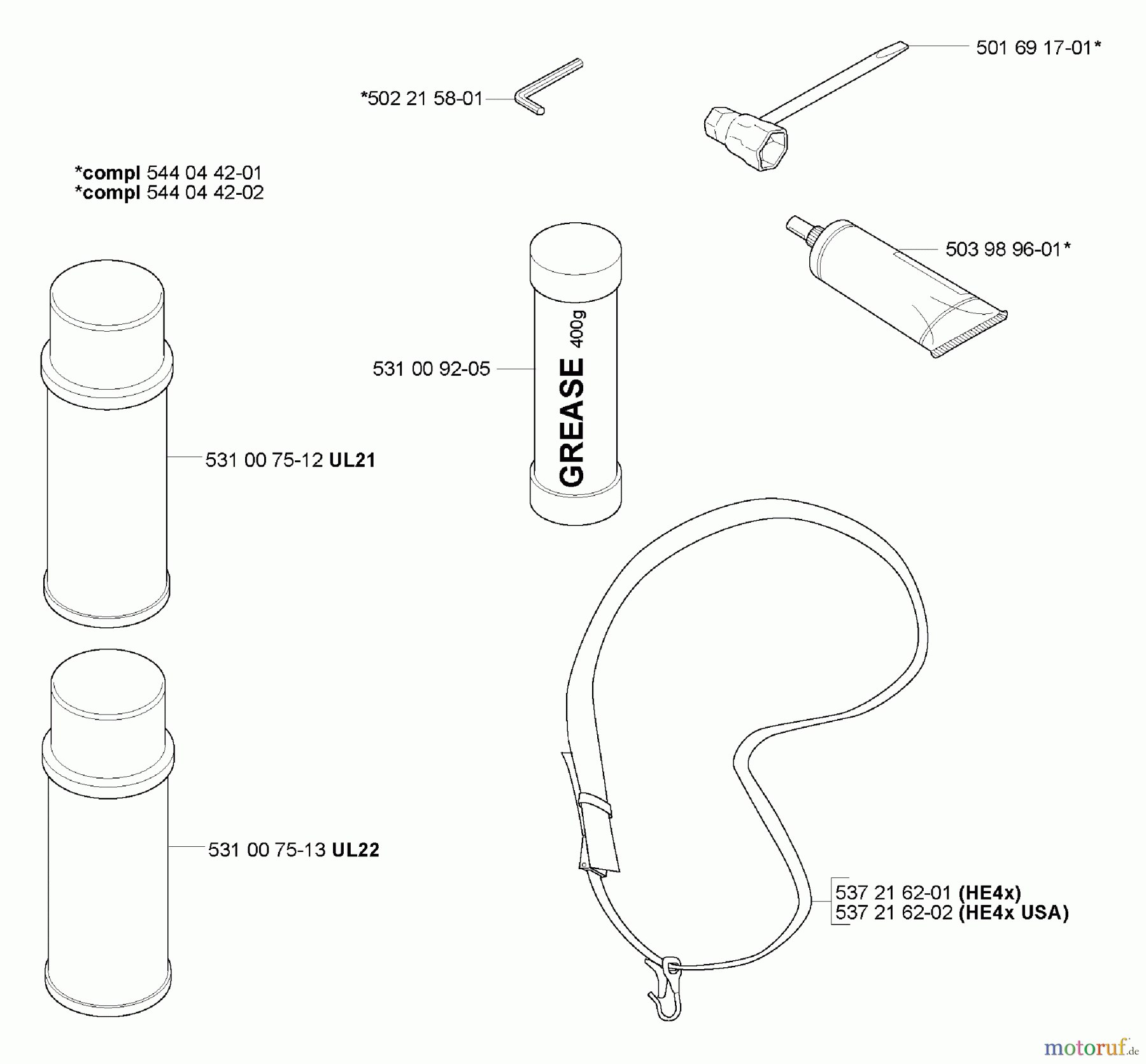 Husqvarna Heckenscheren 326 HE 3X - Husqvarna Hedge Trimmer (2005-10 & After) Accessories