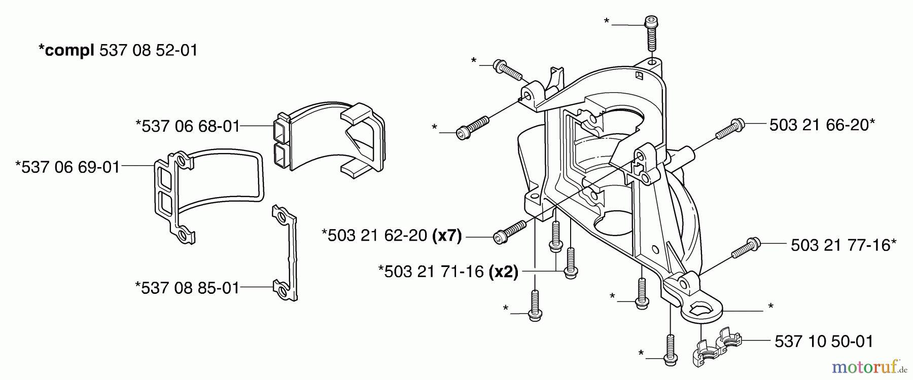 Husqvarna Heckenscheren 326 HS 99X - Husqvarna Hedge Trimmer (2002-01 to 2002-12) Crankcase